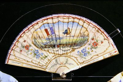 1st World War patriotic fan from the Parisian fan maker, Maison Kees by French School