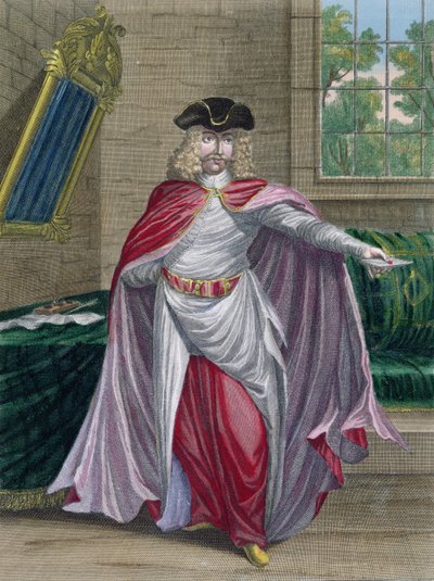 A French Merchant in Turkey, from the Recueil destampes sur les Costumes du Levant, engraved by Gerard Jean Baptiste Scotin by French School