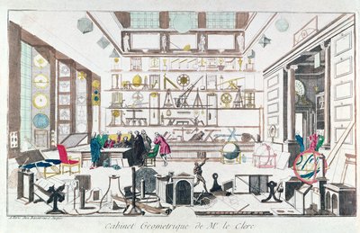 A Geometry Study, after Sebastien Le Clerc, 1717 by French School