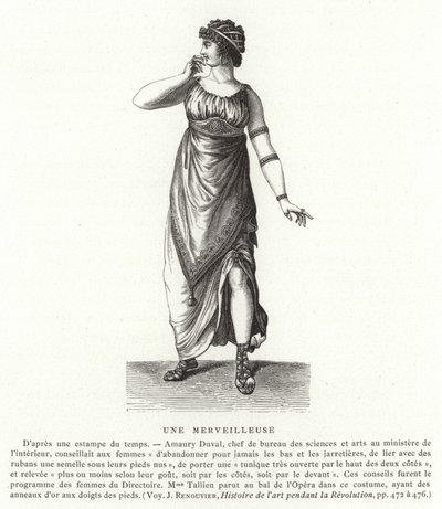 A Merveilleuse by French School