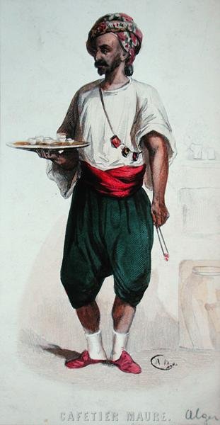 A Moorish Coffee Servant in Algiers by French School