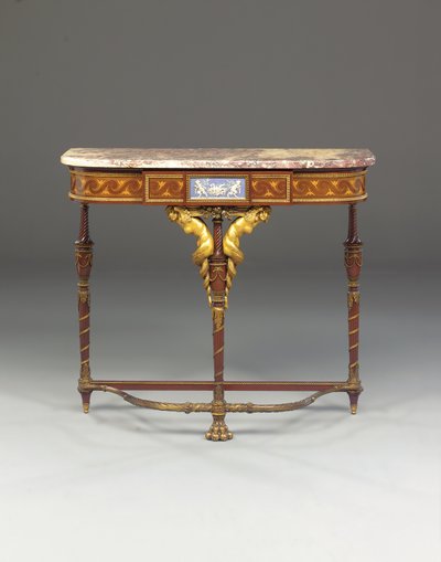 A Napoleon III console, in the manner of Jacob, by Maison Millet, Paris, c.1865 by French School