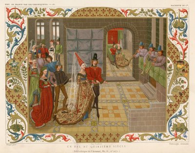 A Ball of the 15th Century by French School