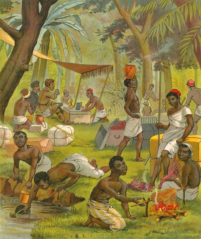A Break in Africa by French School