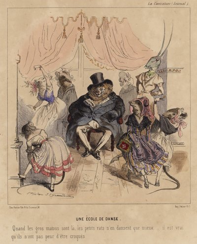 A Dance School for Mice by French School