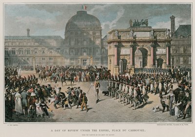 A Day of Review Under the Empire by French School