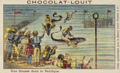 A Fish Race in the Pacific in the Year 2000 by French School