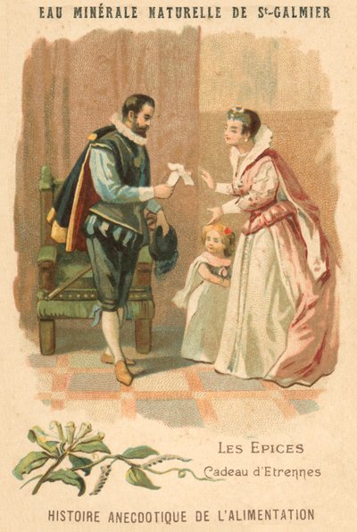 A gift of spices by French School