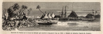 A sugar factory of Paklat, illustration for Henri Mouhot