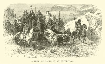 A Tribe of Gauls on an Expedition by French School