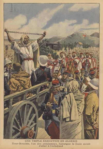 A triple execution in Algeria by French School