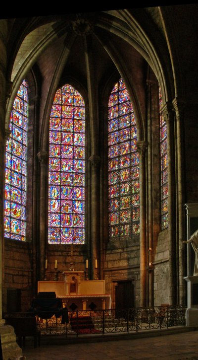 A View of the Chapel of the Apostles by French School