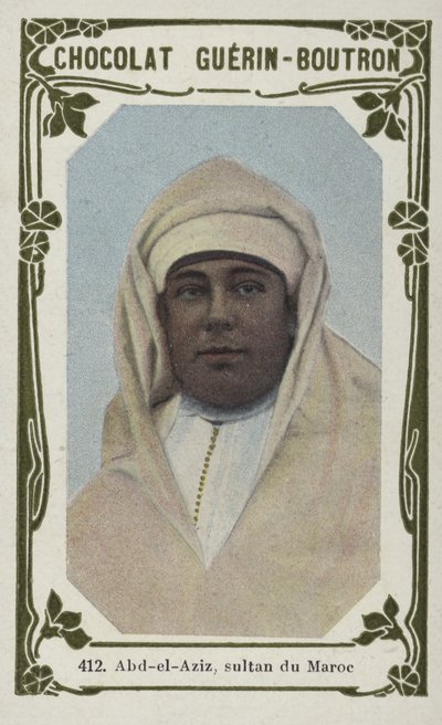 Abd-el-Aziz, Sultan of Morocco by French School