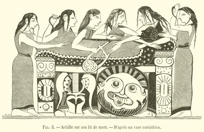 Achilles on His Deathbed by French School