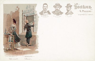 Act One, La Boheme by French School