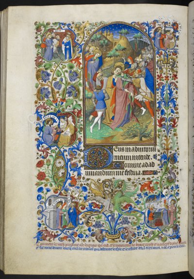 Betrayal of Christ, from Book of Hours (The Bedford Hours) by French School