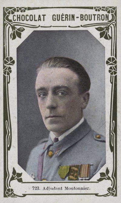 Adjutant Moutonnier by French School