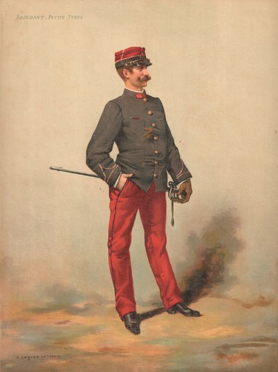 Adjutant, Small Uniform by French School