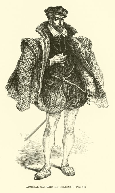Admiral Gaspard de Coligny by French School