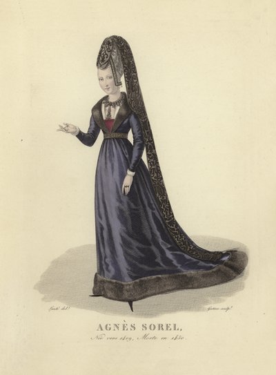 Agnes Sorel, mistress of King Charles VII of France by French School
