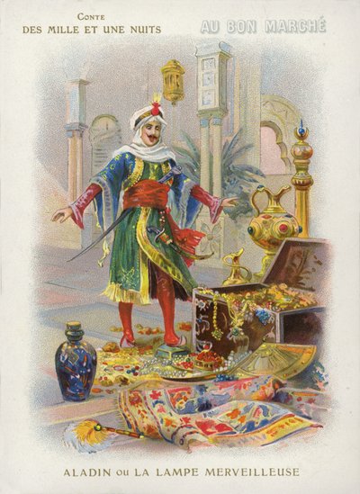 Aladdin and the Magic Lamp by French School