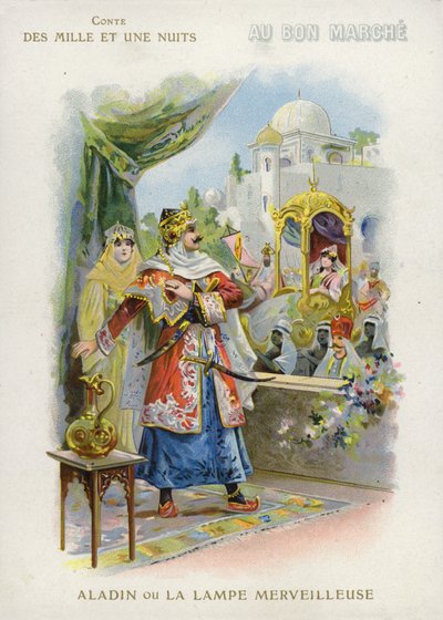 Aladdin and the Magic Lamp by French School