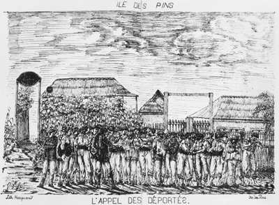 Roll Call of the Deportees, 1878-79 by French School