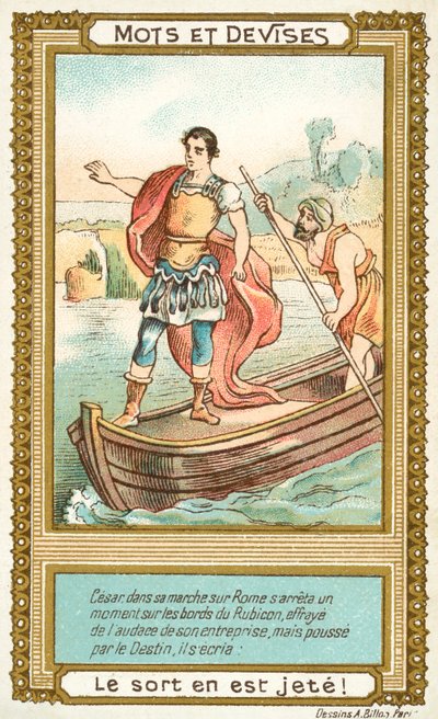 Alea iacta est (The die is cast) by French School
