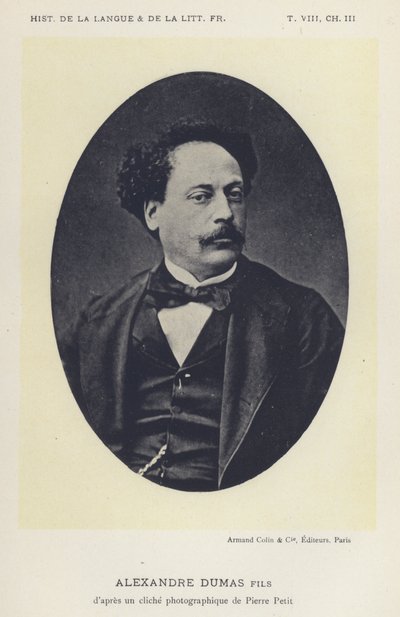 Alexandre Dumas fils by French School