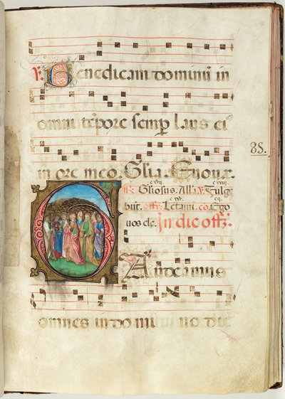 All Saints, Gradual f.85 by French School
