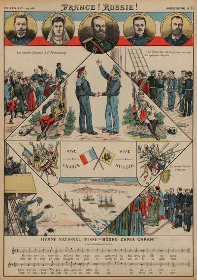 Alliance between France and Russia by French School