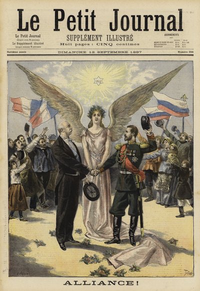 Alliance Between France and Russia, 1897 by French School
