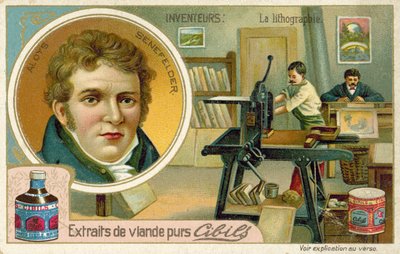 Alois Senefelder, Inventor of Lithography by French School