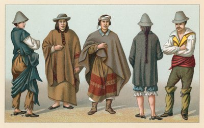 American Costume by French School