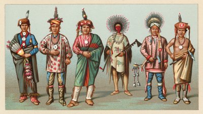 America Costume by French School