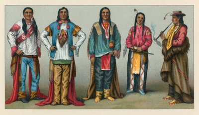 America Costume by French School