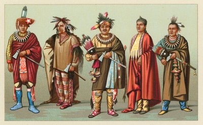 America Costume by French School