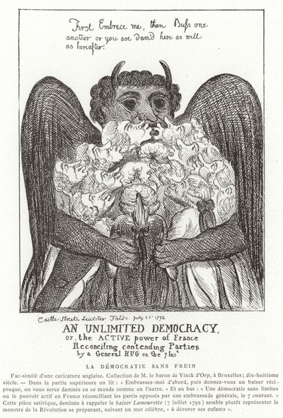 An Unlimited Democracy, 1792 by French School