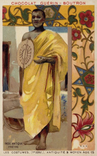 Ancient Indian Priest by French School