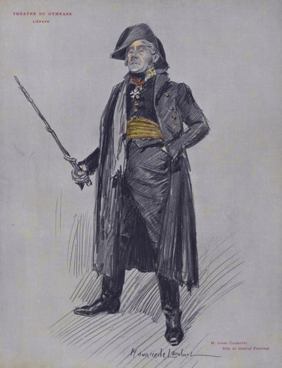 Andre Calmettes as General Favernay in LEpave by French School
