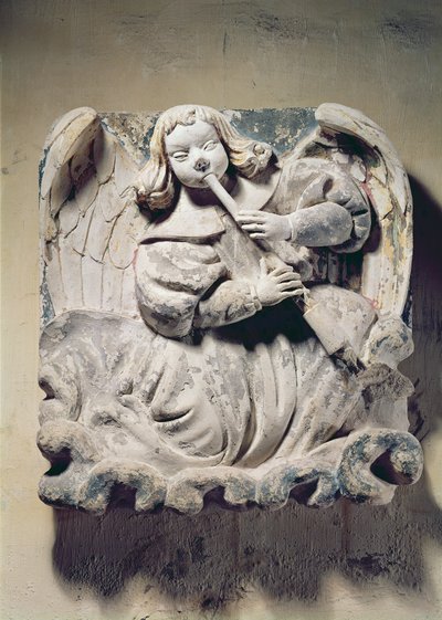 Angel Musician by French School