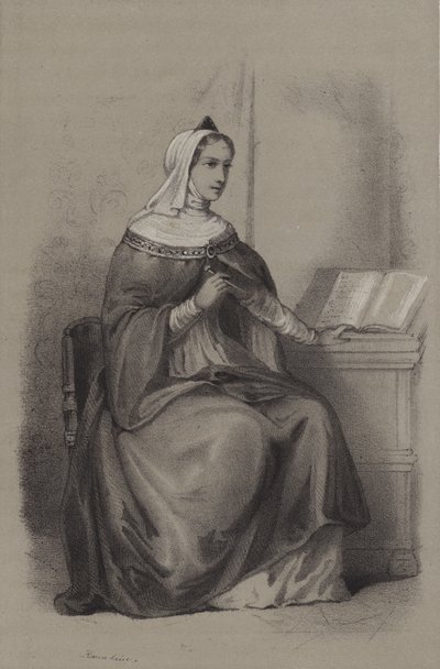 Anna Komnene (engraving) by French School