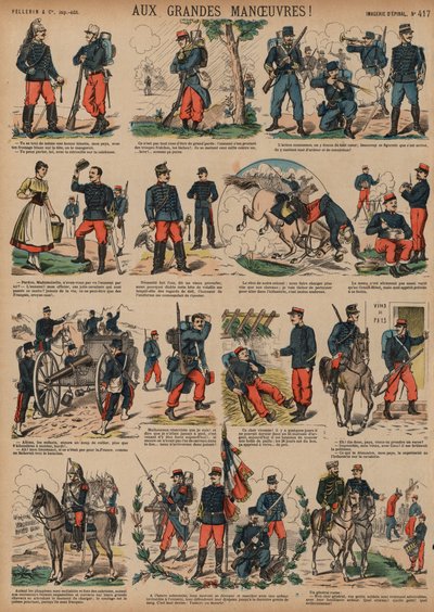 Annual Grand Manoeuvres of the French Army by French School