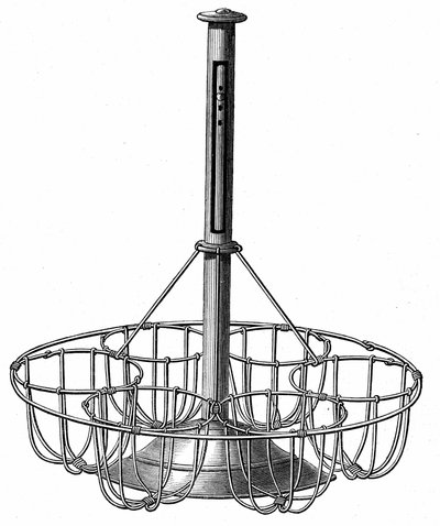 Apparatus for cooking eggs by French School