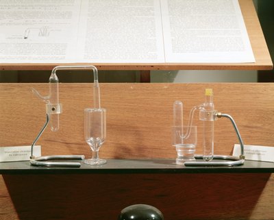 Apparatus used by Jean Frederic and Irene Joliot-Curie to discover artificial radioactivity by French School