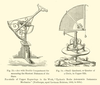 Arc with Double Compartment for measuring the Shortest Distances of the Stars, Small Quadrant, or Quarter of a Circle by French School