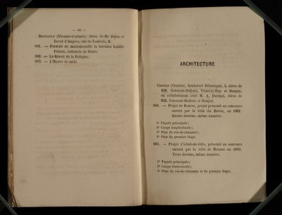 Architecture Chapter, from the Salon des Refuses, 1863 by French School