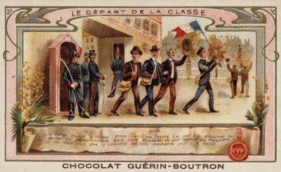 Army Cadets Leaving to Join Their Regiment After Graduating from the Academy by French School