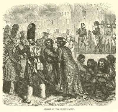 Arrest of the incendiaries by French School
