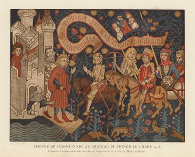 Arrival of Joan of Arc at the Chateau de Chinon by French School